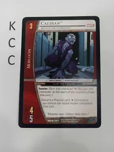 Juego de cartas coleccionables VS. System Marvel 2006 Xmen Caliban Morlocks MXM-047 - Imagen 1 de 2