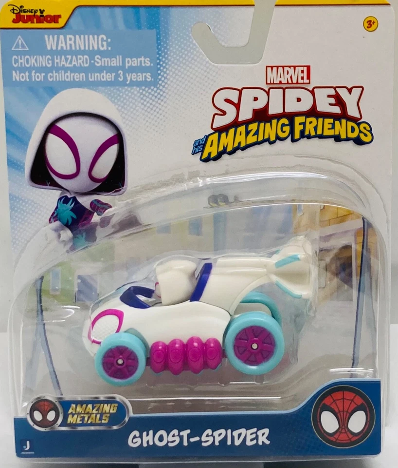 Jazwares Marvel Spidey and his Friends Ghost-Spider Metals Car