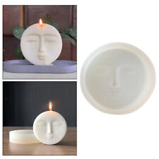 3D Human Face Shape Candle Mould Soap Aromatherapy Clay Wax Mould Silicone Mold