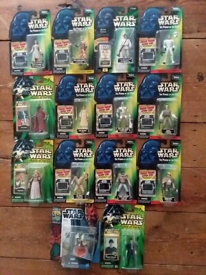 Star Wars El Poder de la Fuerza + El Poder del Jedi + Episodio 1 Yoda Lote de 14 Foto 1 de 4