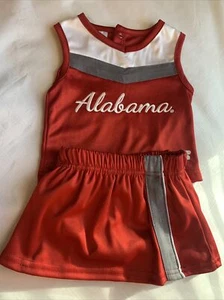 Alabama Crimson Tide Cheerleading Dress 3 Piece Set Toddler 12M, NCAA ALABAMA - Picture 1 of 7