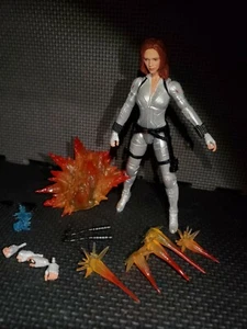 Silver Black Widow Custom Marvel Legends Figure mcu silver sable Avengers - Picture 1 of 5