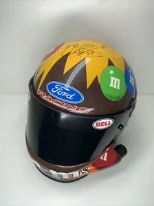 Casco M&M réplica tamaño completo firmado por Nascar Elliot Sadler - Imagen 1 de 14