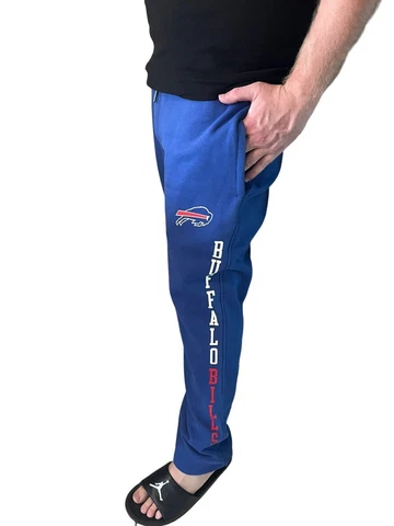 NFL Buffalo BILLS Screen-Print Drawstring Pregame Sweatpants ~ M Cover