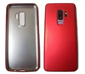 Funda Ultradelgada Roja para Samsung Galaxy S9 Plus Diseño de Lujo PU - Imagen 1 de 10