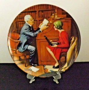 The Professor plate by Norman Rockwell 72121 - Picture 1 of 6