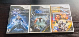 Wii Star Wars Lot Unleashed, Unleashed 2, Clone Wars Rebpublic Heroes - Picture 1 of 1