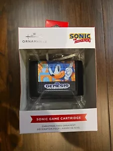 HALLMARK SEGA SONIC THE HEDGEHOG GAME CARTRIDGE ~2024 ORNAMENT NIB new Unopened - Picture 1 of 4