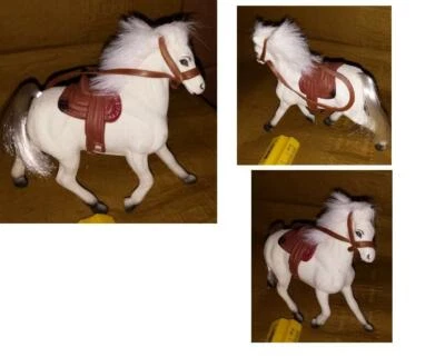 Flocked Toy Horse, 1 piece, Horse Party Favor - Image 1 of 4