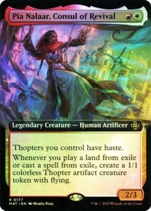 Pia Nalaar, Consul of Revival FOIL EXTENDED - 0177 - Rare - Aftermath MAT MTG - Picture 1 of 1
