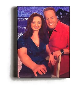 Raro dipinto incorniciato King of Queens Doug and Carrie cattivo regalo stampa giclée jumbo - Foto 1 di 4