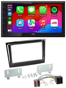 JVC Bluetooth 2DIN MP3 DAB USB Autoradio für Fiat Doblo ab 15 piano schwarz - Bild 1 von 9