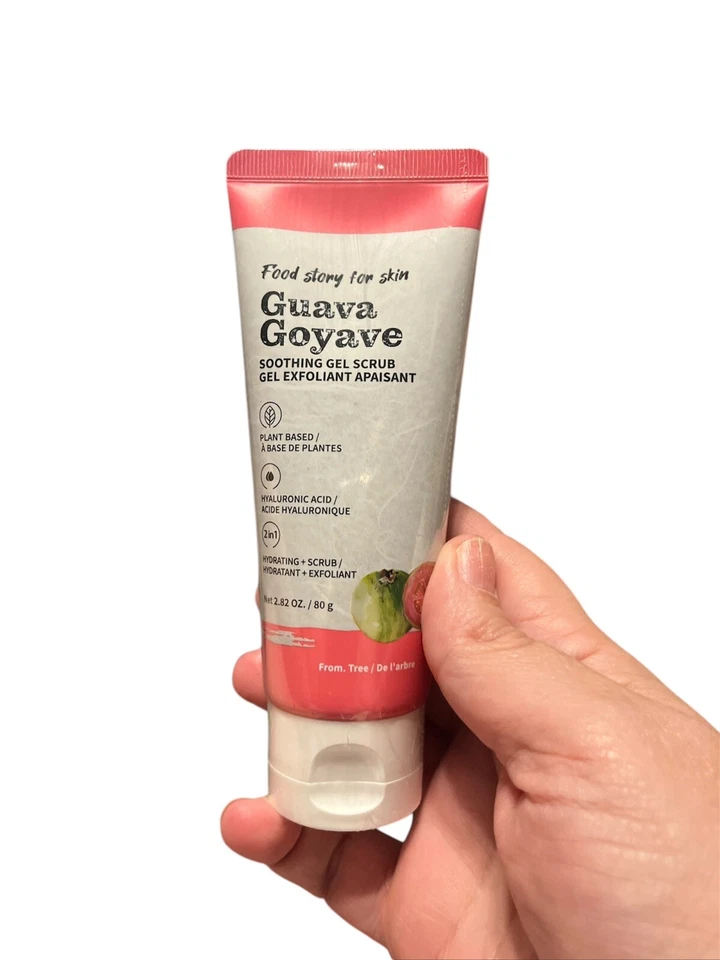 Food Story for skin GUAVA 舒缓凝胶 SCRUB & MASK ( 2 合 1) 带核桃... — 第 1/1 张图片