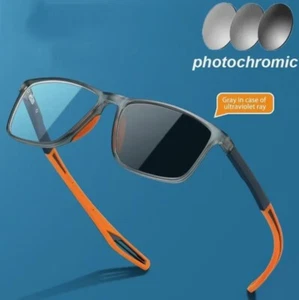 2025 Unisex Adults Nearsighted Glasses Photochromic LensFrame Sport Sunglasses - Picture 1 of 33