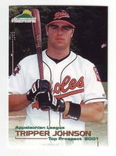 2001 Grandstand Appalachian League Top Prospects Update TRIPPER JOHNSON