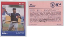 1989 Star Lynchburg Red Sox Jim Bibby (Player Name in White) #24.2