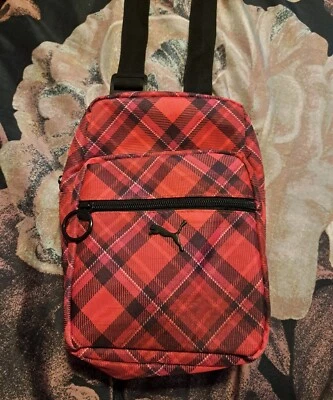 Bolso Bandolera de Viaje PUMA Mujer Bolsa Rosa Logo Correa Ajustable  Foto 1 de 3