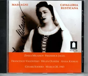 MASCAGNI - CAVALLERIA RUSTICANA - MILANOV - JAGEL - SODERO 1943 - Picture 1 of 2