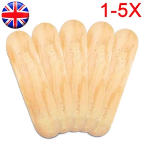 1-5X Skate Deck Board DIY Maple Blank Double Concave Skateboard 7 Layers 8 inch - Picture 1 of 9