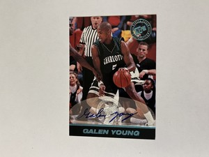 1999 Press Pass SE #NNO Galen Young Autographs Blue