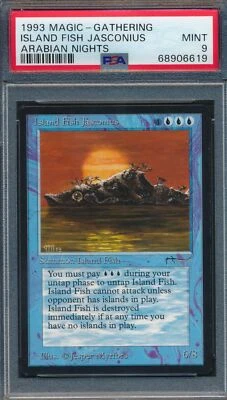 Arabian Nights Island Fish Jasconius PSA 9 Graded Magic MTG (6619) - Image 1 of 3