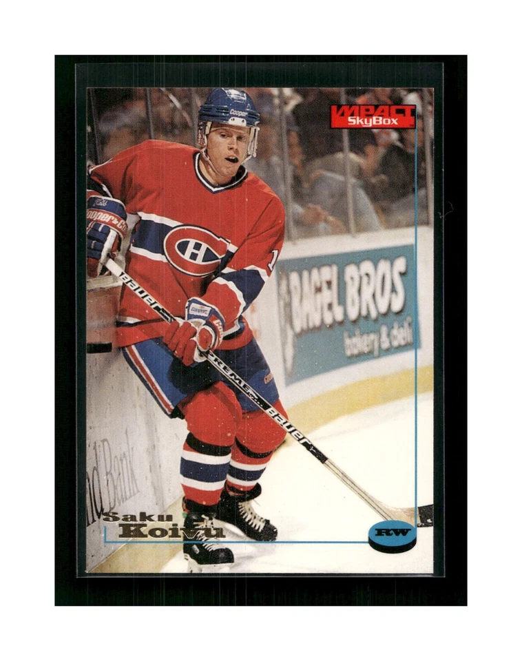 1996-97 SkyBox Impact Canadiens Hockey Card #62 Saku Koivu - Image 1 of 4