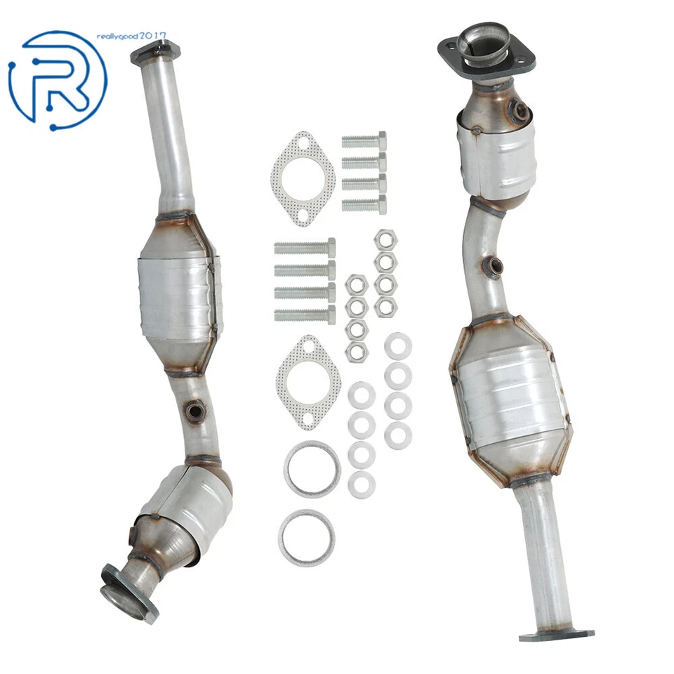 2PCS Catalytic Converter For 1996-2002 Mercury Grand Marquis Ford Crown Victoria - Image 1 of 4