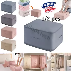 Ultra Space Saving Self Compression Organizer, Heavy Duty Moving Bags, Storage - Picture 1 of 25