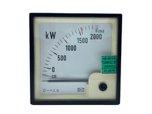 Medidor de voltaje DC/AC DEIF DQ96-X 2961010920 medida baja potencia #W2 - Imagen 1 de 4