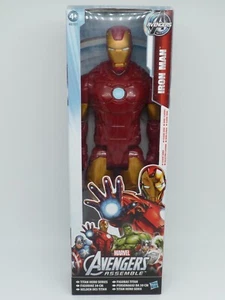 IRON MAN N° 2 MARVEL TITAN HERO FIGURINE PLASTIQUE 30 CM environ Hasbro - Foto 1 di 7