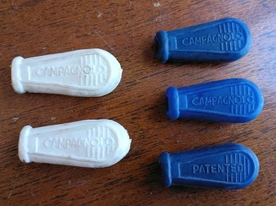 Lote de cubiertas de palanca de cambios Campagnolo Barcon usadas de colección Foto 1 de 4