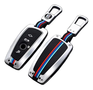 Key Fob Cover Case Fit for BMW 1 3 4 5 6 7 Series X3 X4 M5 M6 GT3 GT5 Keychain - Imagen 1 de 5