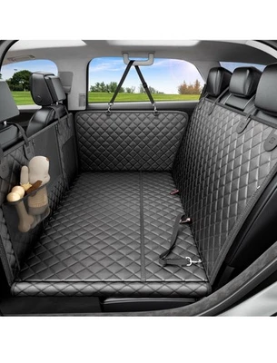 Pet Dog Car Seat Cover for Back Seat with Detachable Hard Bottom Water Proof - Image 1 of 4
