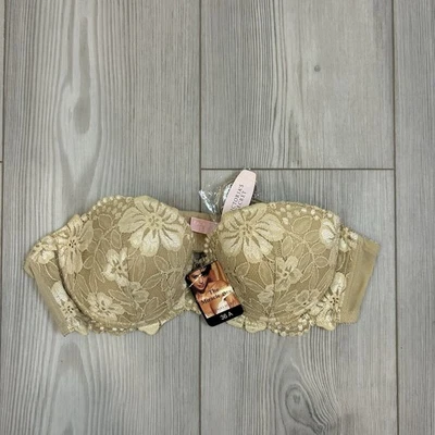 Nuevo con etiquetas Victoria’s Secret 36A Miracle Bra Convertible Push Up Sujetador Floral Encaje 2000 Foto 1 de 4