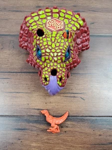 VTG 1993 Bluebird Toys Mighty Max Blows Up Dino Lab Doom Zone w/ Figure - Picture 1 of 7