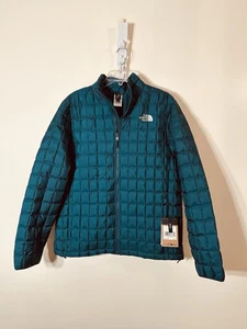 The North Face Thermoball Insulated quilted men’s jacket deep nori NWT sz L $230 - Picture 1 of 10