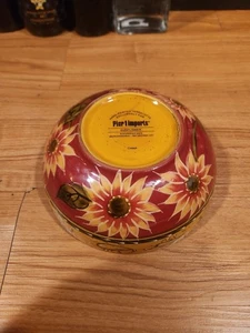 Pier dipinto a mano 1 importazione ciotola girasole 7" terracotta - Foto 1 di 5