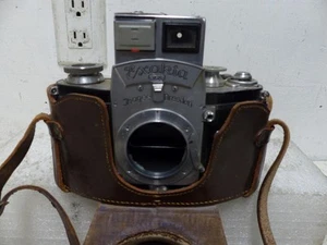 Cuerpo de cámara Ihagee Dresden Exakta VX 35 mm y estuche de cuero original ~ SIN PROBAR - Imagen 1 de 12
