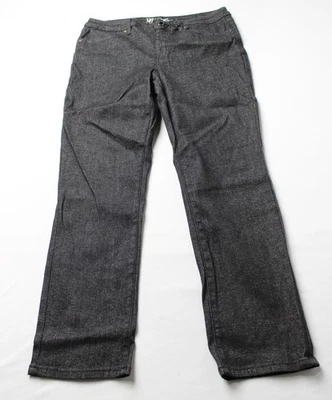 Jean de pierna recta DG2 By Diane Gilman Starlight para mujer AC2 negro talla 16  Foto 1 de 4