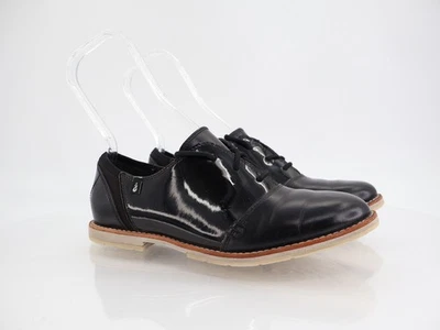 Sapato Oxford Ahnu Teva Feminino Couro Esmeril Feminino Tamanho 8 Preto com Cadarço - Imagem 1 de 4