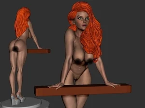 Mary Jane NSFW Sculpture(300mm)/Unassembled/Unpainted/3Dprint - Bild 1 von 2