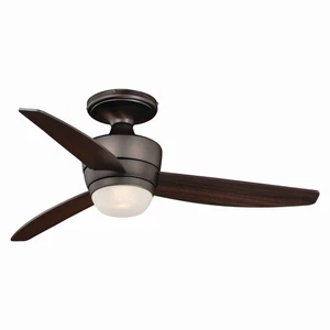 Adrian 1-Light Ceiling Fan in Contemporary Style 13 Inches Tall and 44 Inches - Picture 1 of 9