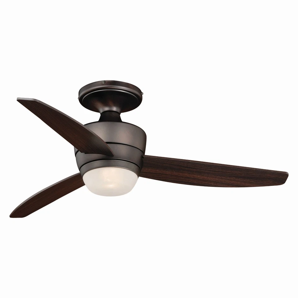 Adrian 1-Light Ceiling Fan in Contemporary Style 13 Inches Tall and 44 Inches - Image 1 of 4
