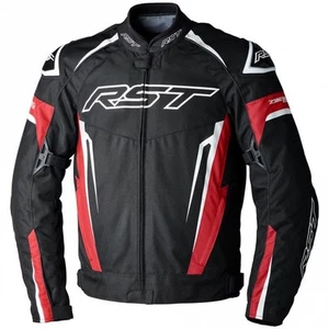 RST Motorcycle Textile Jacket - Tractech Evo 5 CE - Red/Black/White - Picture 1 of 2