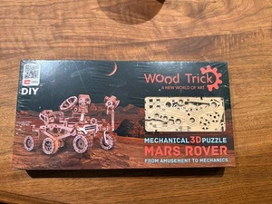 New in Box Wood Trick Mechanical 3D Puzzle Mars Rover - In plastic wrap - Picture 1 of 1