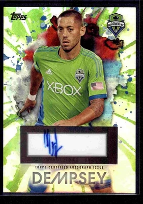 2014 Topps MLS Maestros autograph Clint Dempsey Seattle Sounders - Image 1 of 2