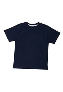 Boys' Short Sleeve Crewneck Tee 7 Navy - Picture 1 of 2