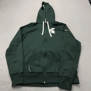 Michigan State Spartans Hoodie Herren Medium grün Nike Therma Fit Sweatshirt NCAA - Bild 1 von 9