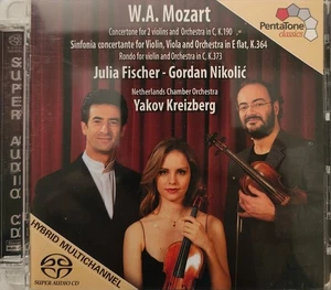 Mozart Concertone für 2 Violinen und Orchester in C SACD CD Julia Fischer/Nikolic - Bild 1 von 2