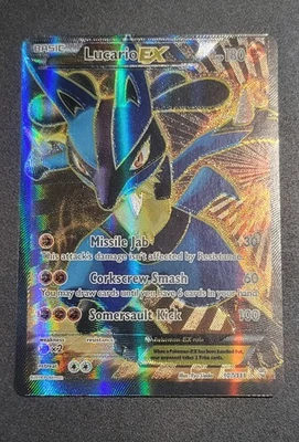 Lucario EX (107 Full Art) 107/111 XY - Furious Fists Holo - Image 1 of 4